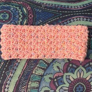 Handcrafted Pink Crochet ear warmer